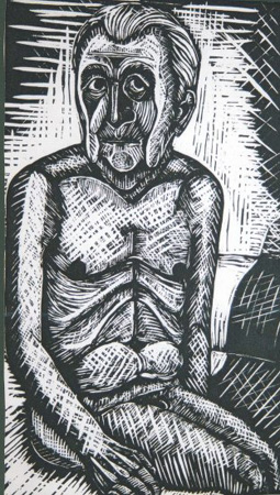 Wood cut by Akram Rahmanzadeh